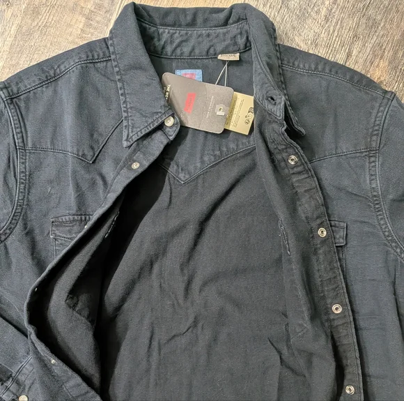 Levi's The Western Long Sleeve Button Shirt Large Mens - Picture 5 of 6